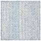 Safavieh Micro-Loop MLP526N 5" Square Navy and Ivory Area Rug, , large