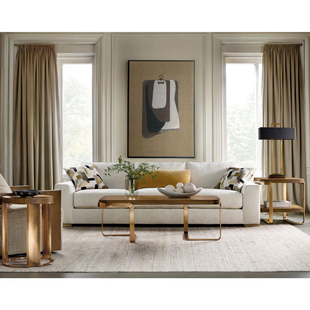 Hooker Furniture Eleana Accent Table in Light Caramel and Sunlit Bronze, , large
