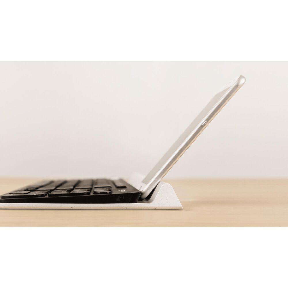 Logitech K780 Multi-Device Wireless Keyboard in Dark Grey and Plain White, , large