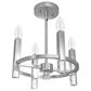 Hunter Sunjai 4-Light Semi-Flush Mount in Brushed Nickel, , large