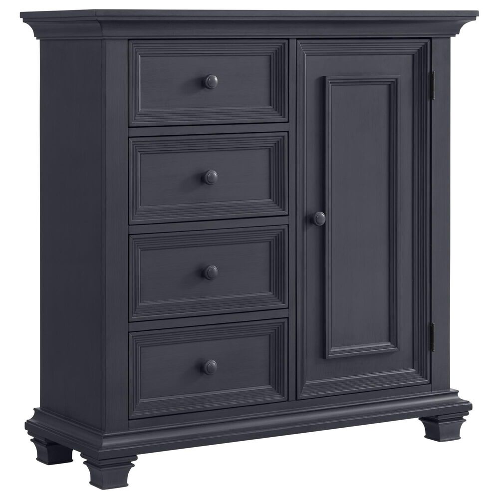 Oxford Baby Weston 2-Piece Crib and Chifferobe Nursery Set in Midnight Slate, , large