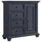 Oxford Baby Weston 2-Piece Crib and Chifferobe Nursery Set in Midnight Slate, , large