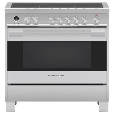 Fisher and Paykel 36" Induction Range with SmartZone in Stainless Steel, , large