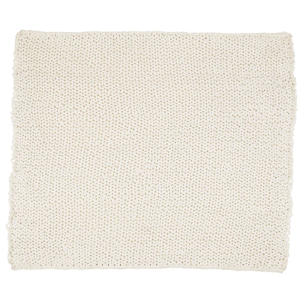 Ashley Chaddon 51&quot; x 62&quot; Throw in Ivory, , large