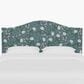 Rifle Paper Co Crafted by Cloth & Company Mayfair King Headboard in Aviary Black and Cream, , large