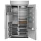 KitchenAid 25.1 Cu. Ft. Side By Side Built-In Refrigerator in Stainless Steel and PrintShield, , large