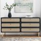 Modway Chaucer 6-Drawer Dresser in Black, , large