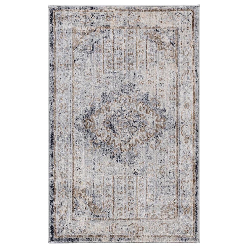 Surya Liverpool Black, Gray, Light Slate, White, Ivory, Brown and Olive 8&#39;10&quot; x 13&#39;1&quot; Area Rug, , large
