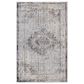 Surya Liverpool Black, Gray, Light Slate, White, Ivory, Brown and Olive 8"10" x 13"1" Area Rug, , large