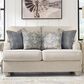 Signature Design by Ashley Traemore Stationary Loveseat in Linen, , large