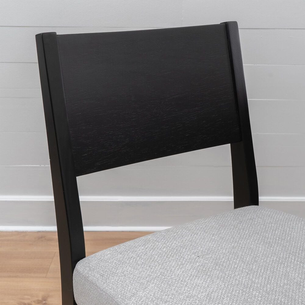 Linon Home Decor Auden and Cosgrove 5-Piece Round Dining Set in Black, , large