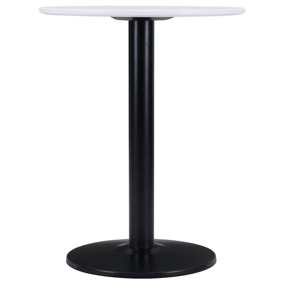 Zuo Modern Alto Bistro Table in White/Black, , large