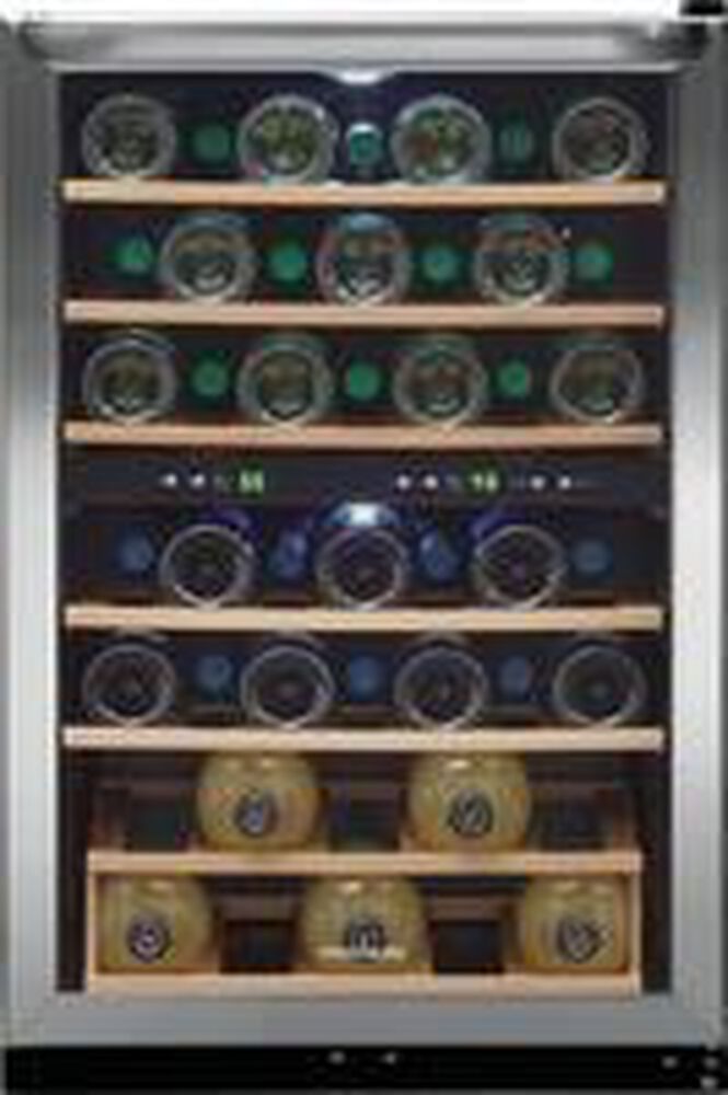 Frigidaire 4.4 Cu. Ft. Wine Cooler with Two Zone in Stainless Steel, , large