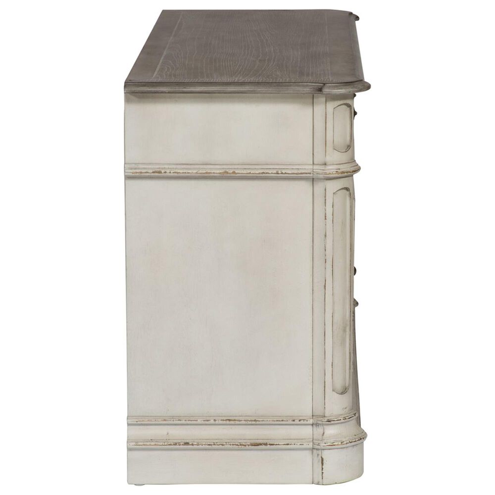 Belle Furnishings Magnolia Manor Credenza in White, , large
