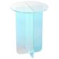 Urban Home Fomo Small End Table in Iridescent Glass, , large