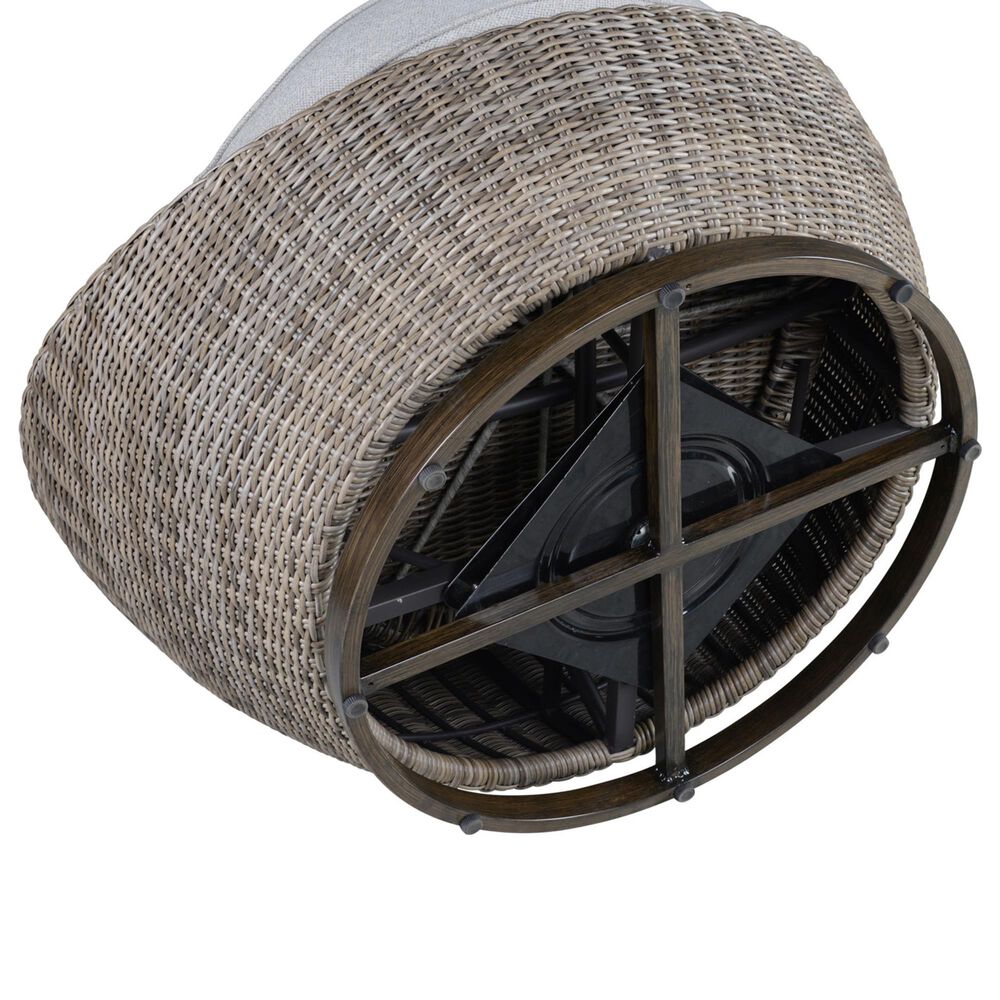 Steve Silver Co. Adeline 3-Piece Patio Chat Set in Driftwood, , large