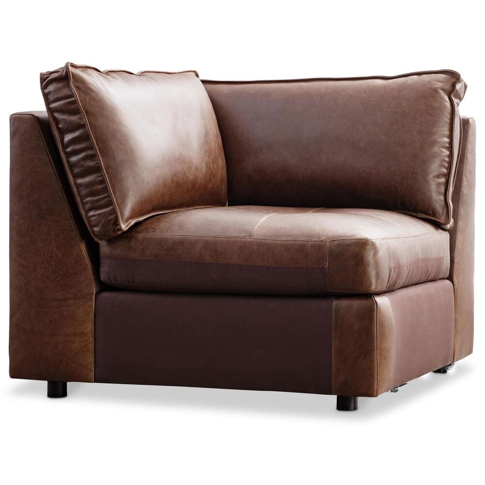 Bernhardt Nest 5-Piece Stationary Right Facing Sectional in Brown, , large