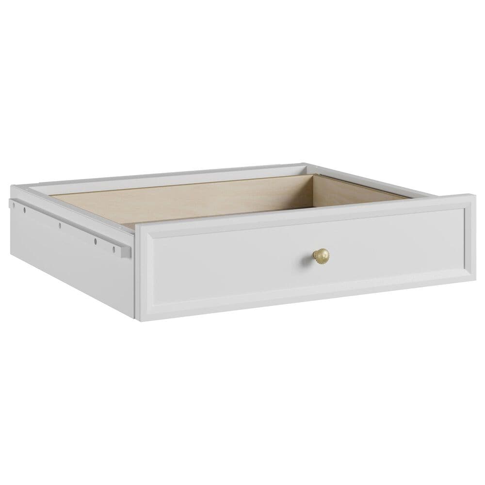 James Martin Bellshire 24" Makeup Counter Drawer Unit in Bright White, , large