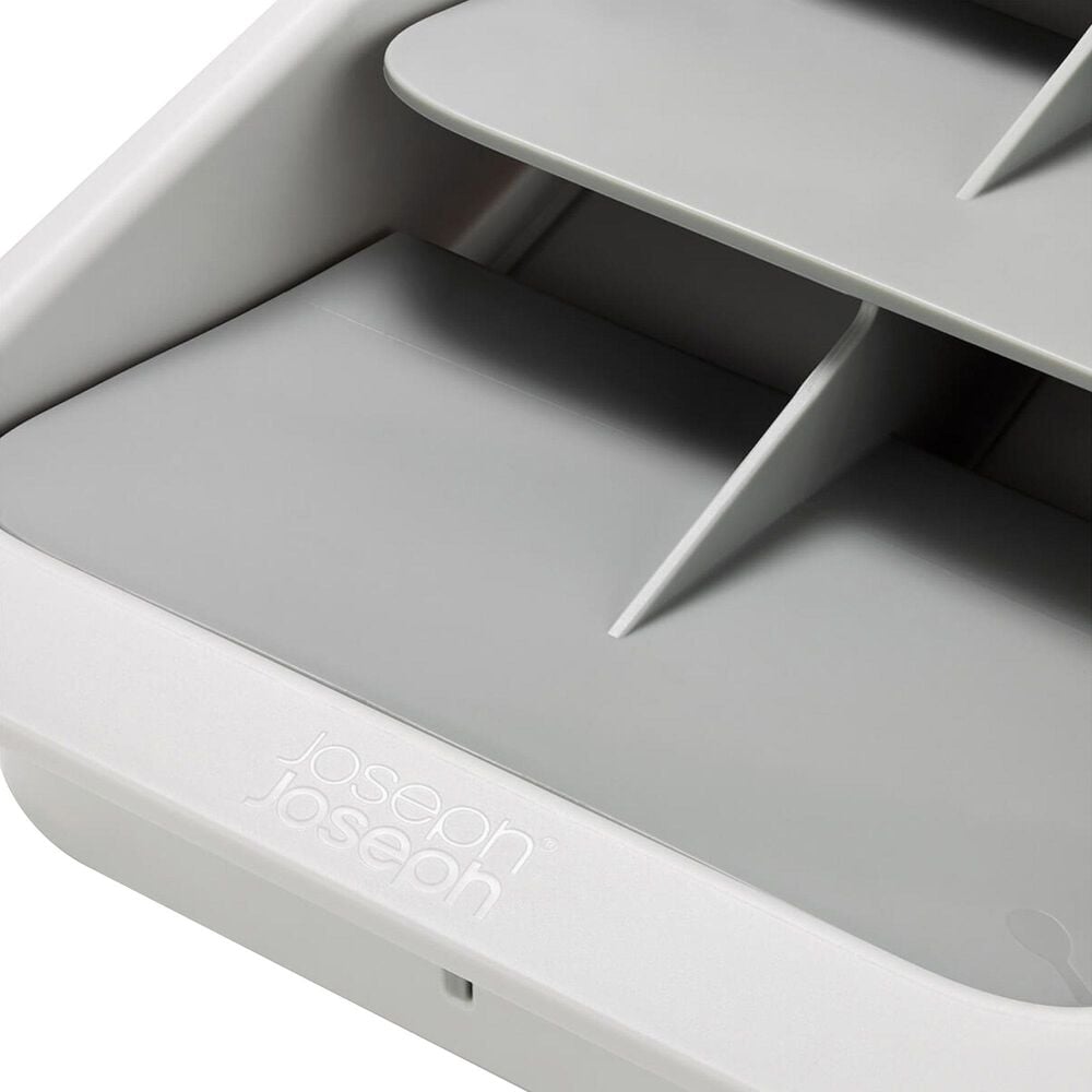 Joseph Joseph DrawerStore Large Tiered Cutlery Organiser in Stone, , large