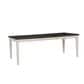 Riva Ridge Caraway Dining Table with 1-18" Leaf and 6 Dining Side Chairs in Aged Ivory and Medium Finish, , large