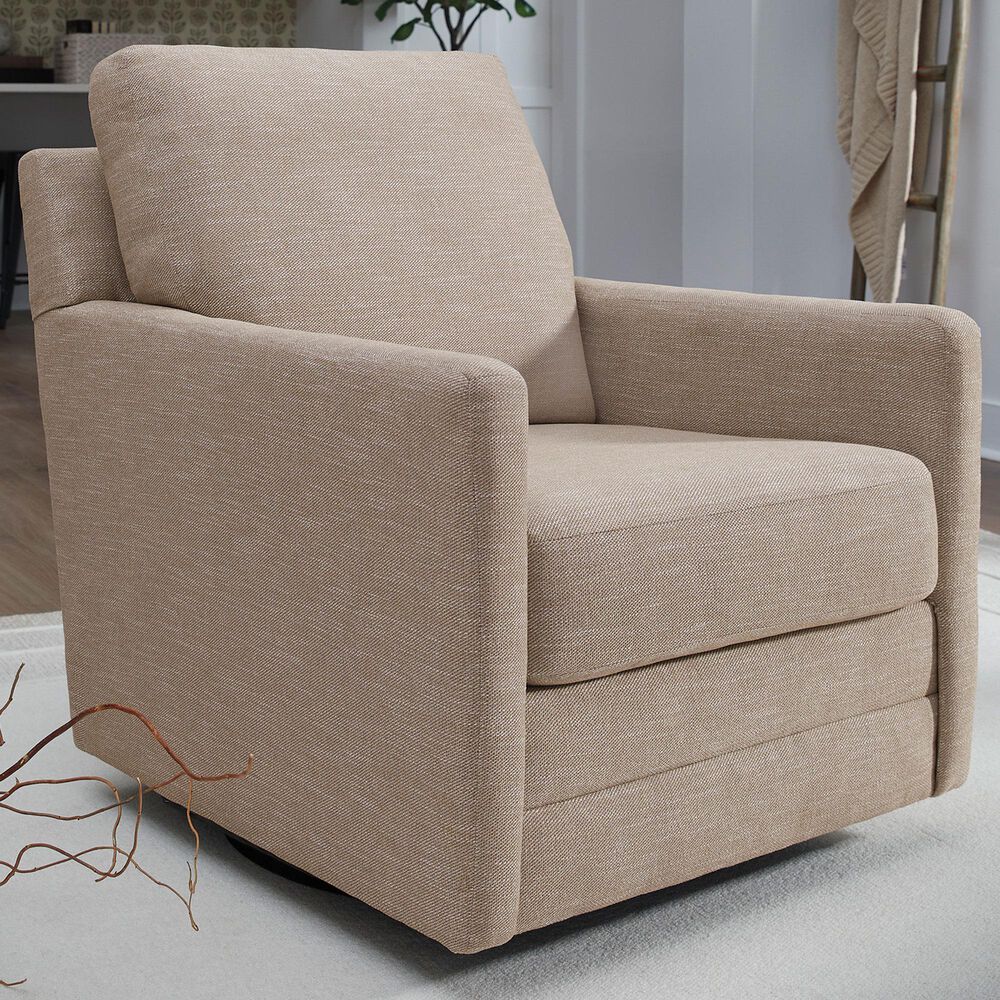 Ashley Freybourne Swivel Accent Chair in Twill, , large