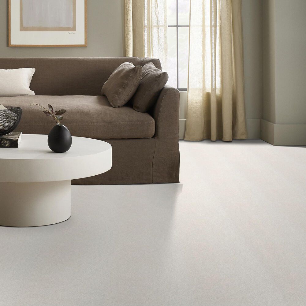 Shaw Tonal Comfort Ii Carpet in Clean Linen, , large