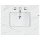 James Martin Vanities Breckenridge 36" Single Bathroom Vanity in Bright White with 3 cm Ethereal Noctis Quartz Top and Rectangular Sink, , large