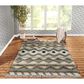 Novogratz Indio IND-4 7"7" x 9"7" Sage Area Rug, , large