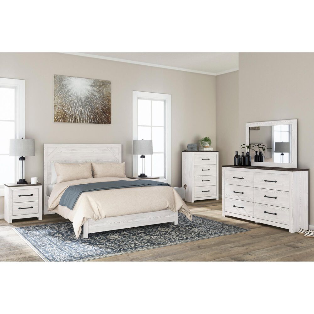 Signature Design by Ashley Gerridan 3 Piece Queen Bedroom Set in White and Gray, , large