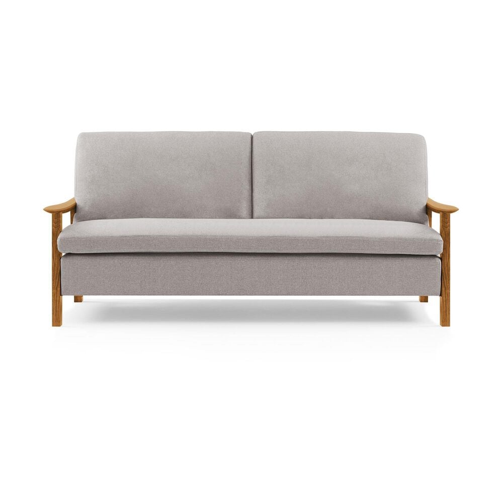 Sealy Sofa Convertibles Olaf Split-Back Convertible Sofa in Laurent Smoke, , large