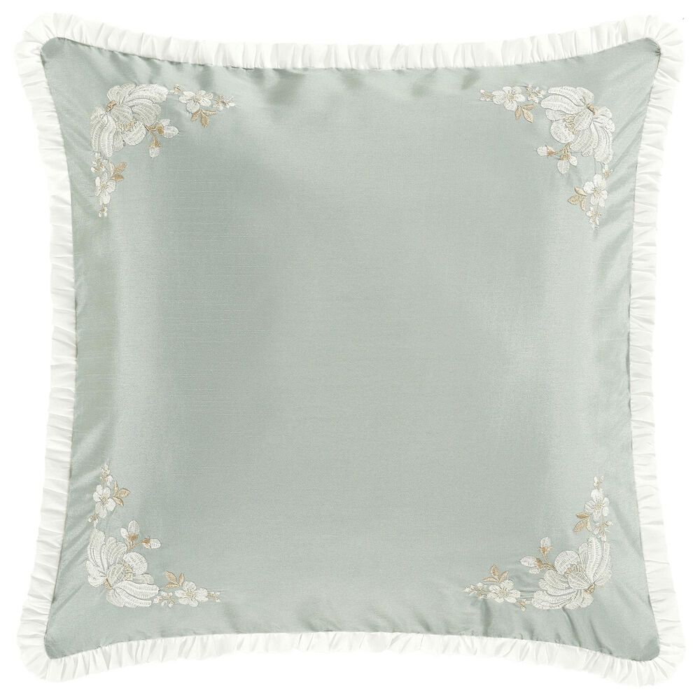 J. Queen New York Spring Garden 26" Square Euro Pillow Sham in Spa, , large