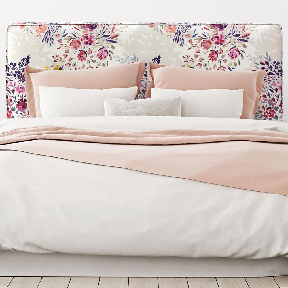 Skyline Furniture Queen Headboard in Bianca Floral Multi, , large