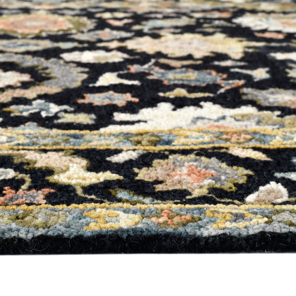 Amer Rugs Jackson JAC-2 Black 2' x 3' Area Rug, , large