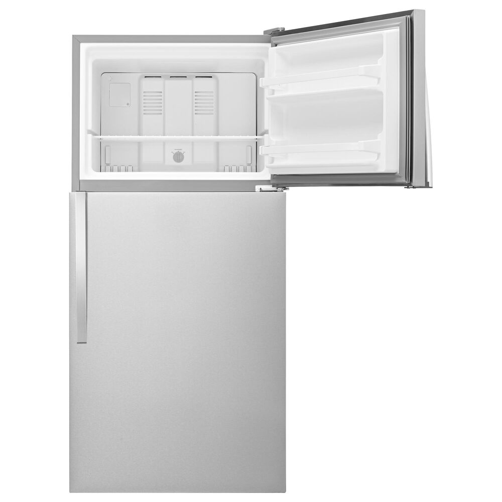 Whirlpool 18 Cu. Ft. Top Freezer Refrigerator in Stainless Steel NFM