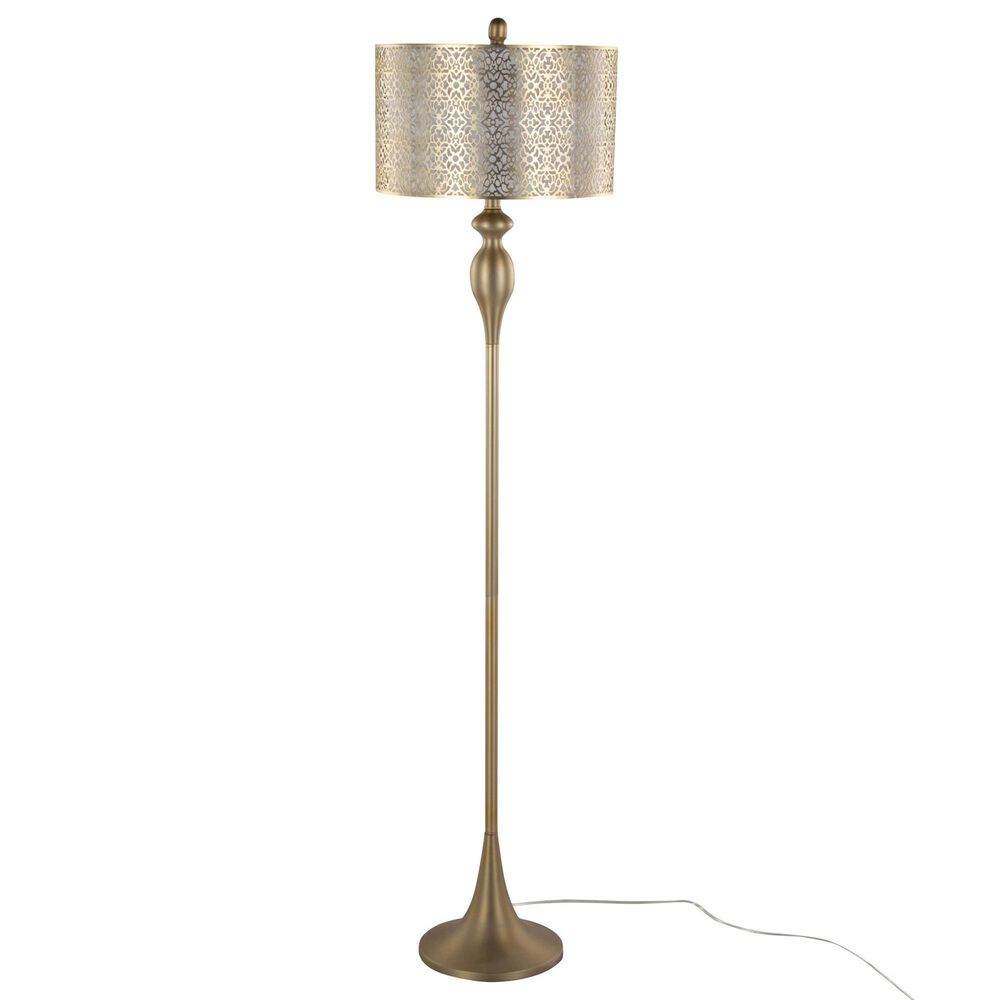 Grandview Gallery Ashland 63" Metal Floor Lamp in Gold, , large