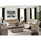 Ashley Next-Gen DuraPella Power Console Loveseat with Power Headrest in Sand, , large