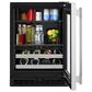 KitchenAid 4.8 Cu. Ft. Right Hinge Beverage Center with Metal Front Racks in Black and Stainless Steel, , large