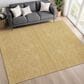 Dalyn Rug Company Soft Essentials Solid Gold 9" x 12" Area Rug, , large