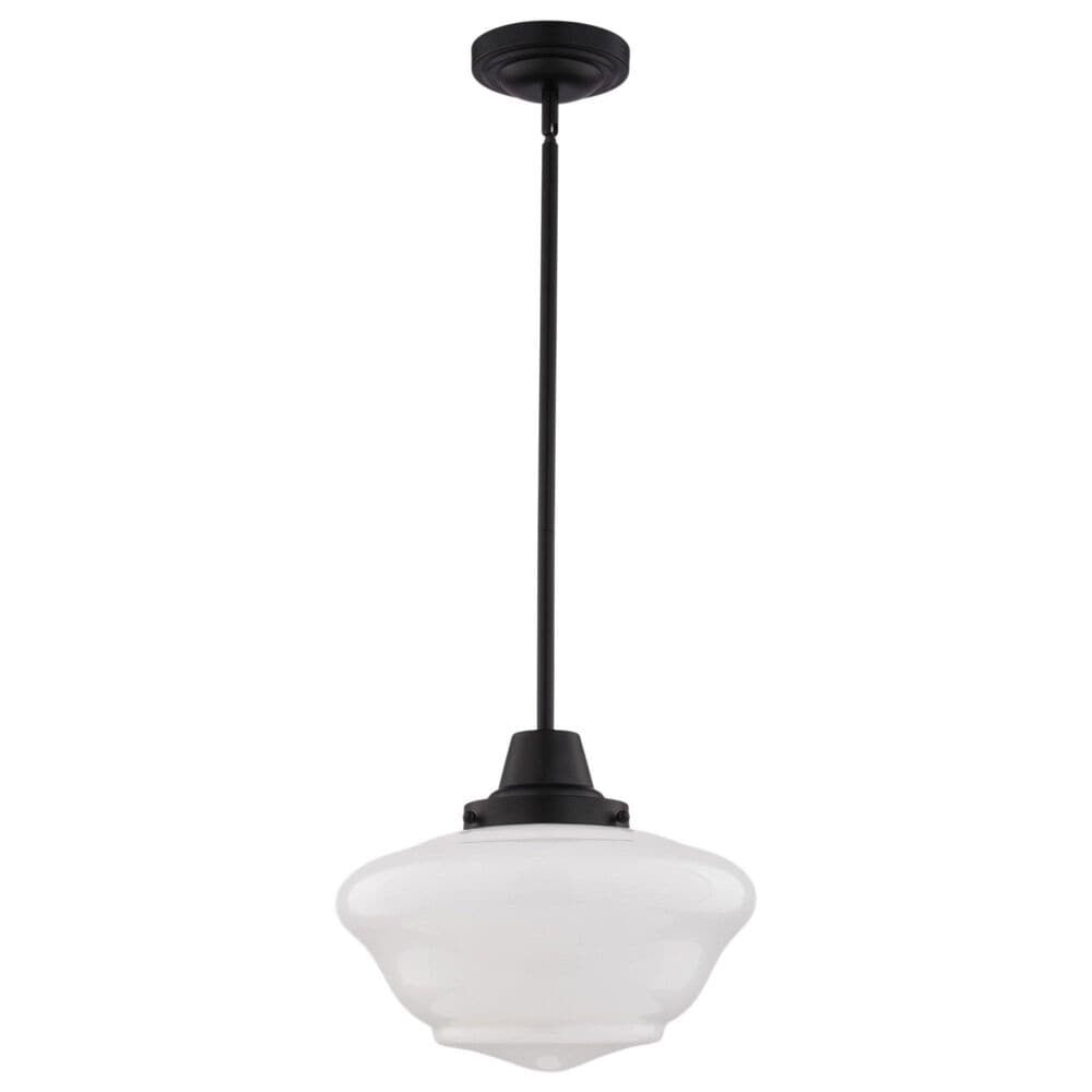 Vaxcel Eastgate 1-Light Pendant in Matte Black, , large