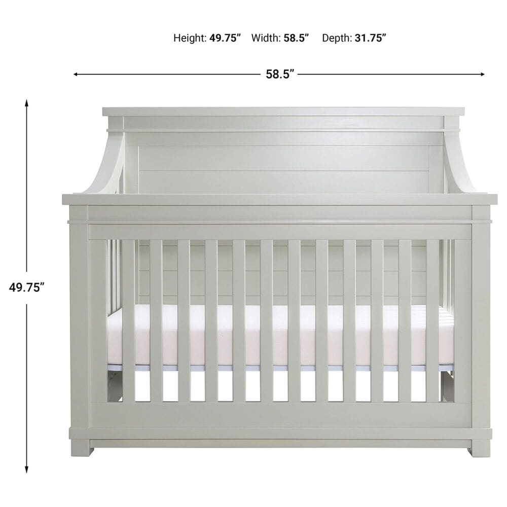 Baby Appleseed Rowan 4-In-1 Convertible Crib in Sage, , large