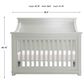 Baby Appleseed Rowan 4-In-1 Convertible Crib in Sage, , large