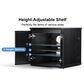 ErgoAV Modular Shelf Cabinet in Black, , large