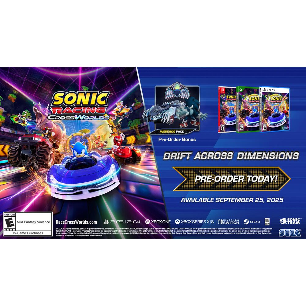 Sonic Racing: Crossworlds Launch Edition - PlayStation 5, , large