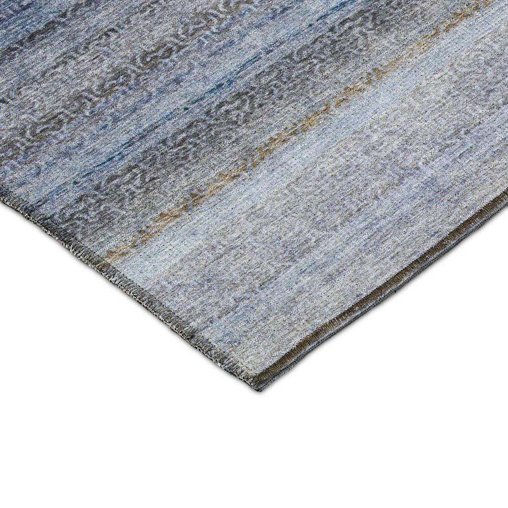 Dalyn Rug Company Burano BU5 2&#39;3&quot; x 7&#39;6&quot; Blue Indoor/Outdoor Runner, , large