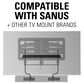 Sanus Universal Soundbar Mount - Depth Adjustable, , large