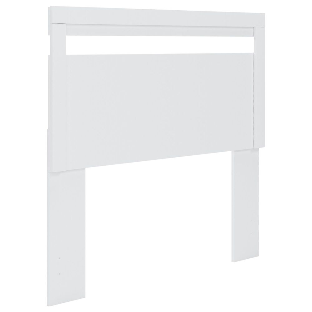 Signature Design by Ashley Flannia Full Panel Headboard in White, , large