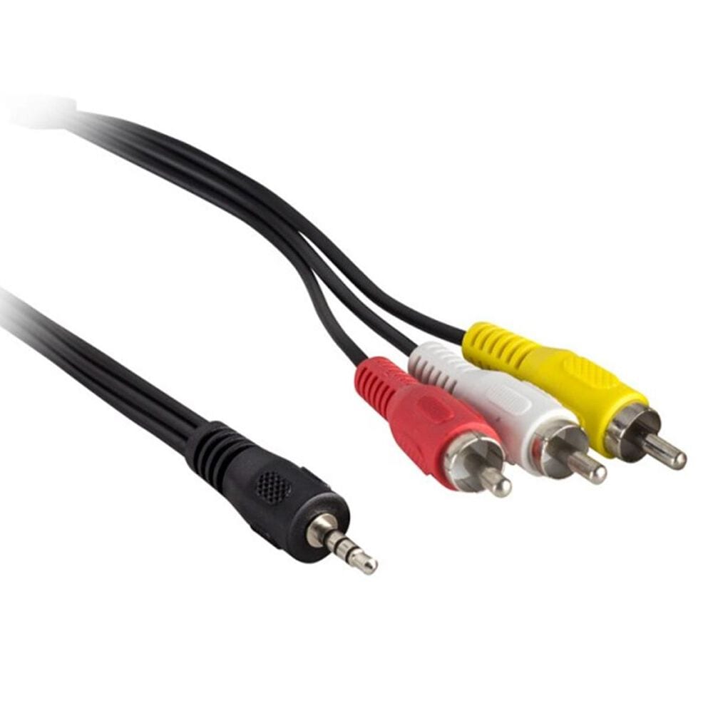 Helios Helios 6.5" 3.5mm to Composite RCA Conversion Cable, , large