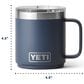 YETI Rambler 10 Oz Stackable Mug with MagSlider Lid in Ridgeline, , large