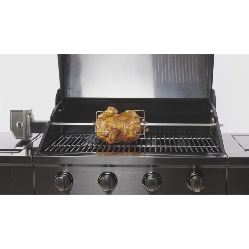 TYTUS 36&quot; Rotisserie Kit with Motor Cooking Accessory in Stainless Steel, , large