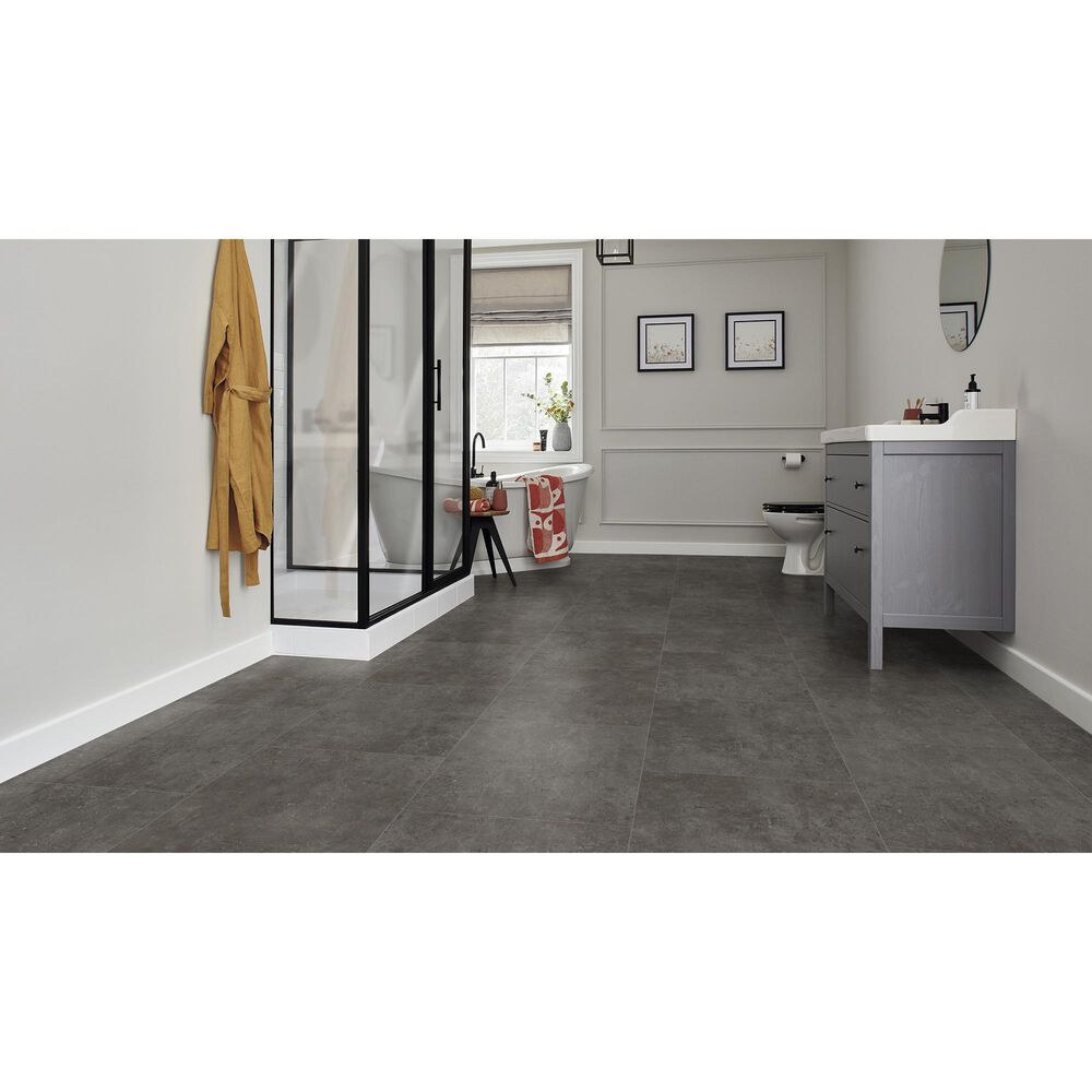 Karndean Korlok Select Oxford Grey 18&quot; x 24&quot; Luxury Vinyl Tile, , large